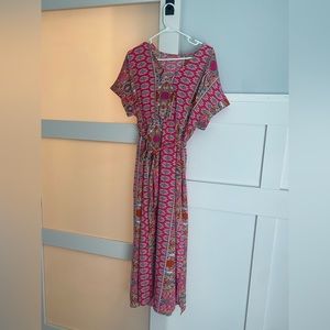 Long dress with split on side